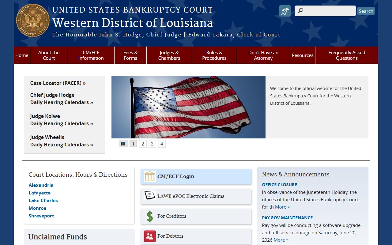 Vermilion Parish probate records compared with Western District bankruptcy records